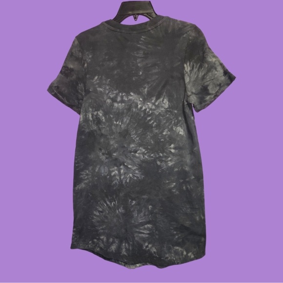 Disney Snow White And The Seven Dwarfs Poison Apple Acid Wash T-Shirt Dress - Picture 2 of 6